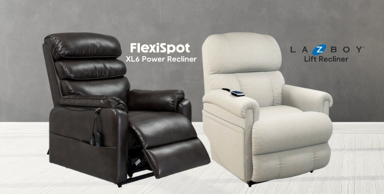 A Comparison FlexiSpot XL6 Power Recliner vs. La Z Boy Lift Recliner FlexiSpot